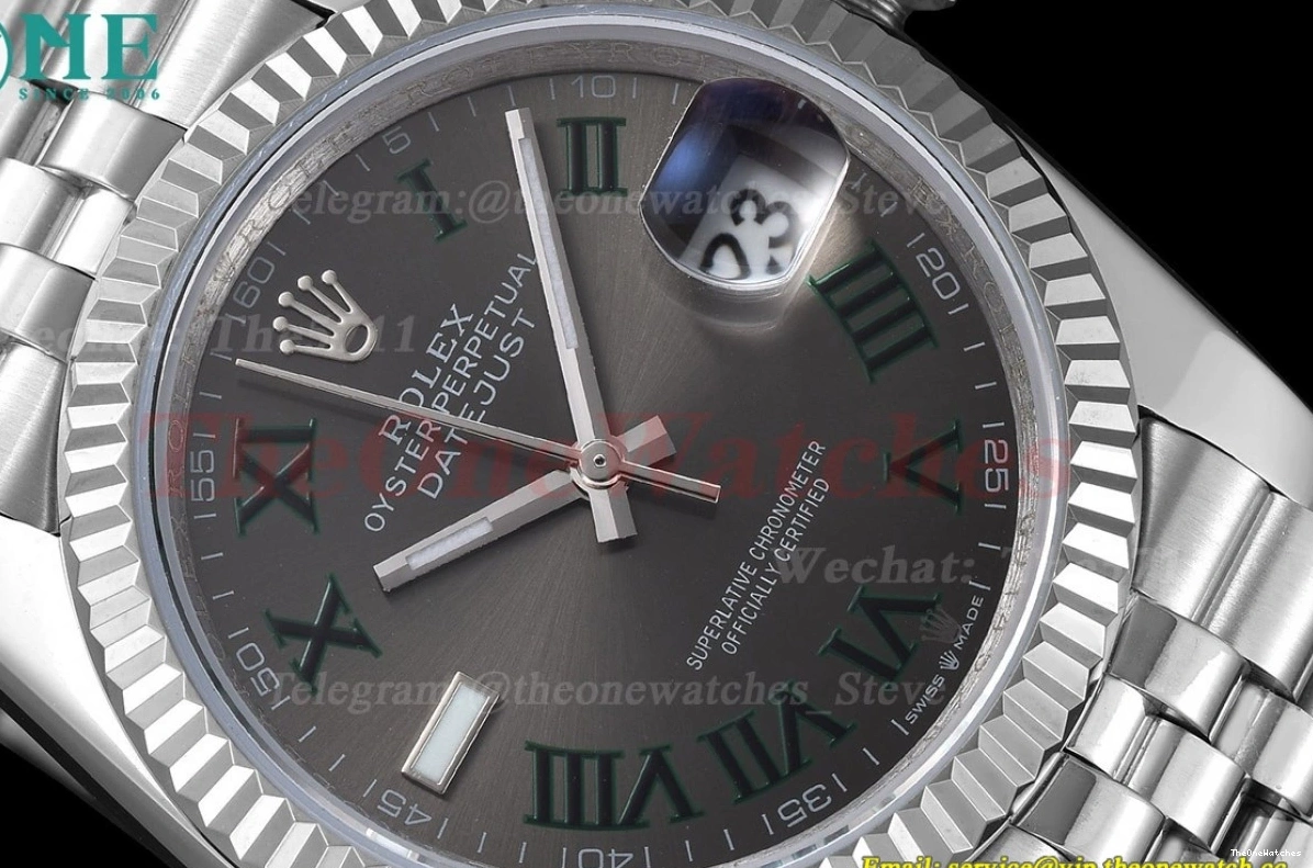 SS Datejust Rmn Jub GDF SS 36mm Grey MY8215 126234 0216